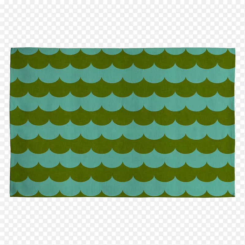 铺席绿色长方形机织织物.地毯
