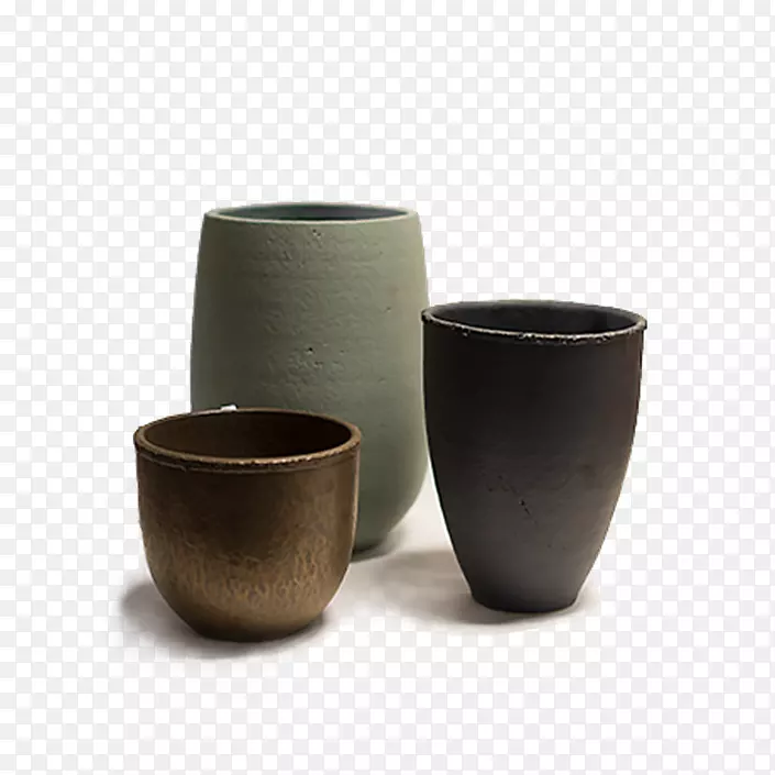 咖啡杯陶器陶瓷花盆杯颜色：rgb