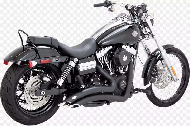 排气系统哈雷-戴维森超级滑翔软尾摩托车-摩托车