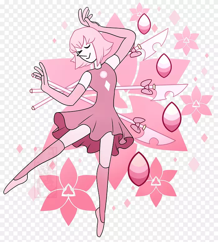 复活节彩蛋夹艺术-粉红色珍珠
