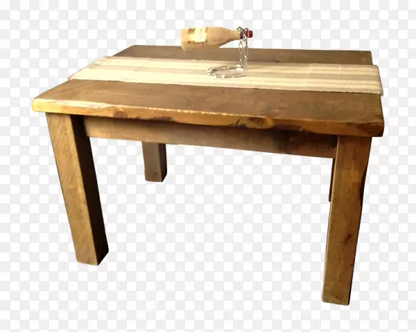 咖啡桌木材染色.乡村餐桌