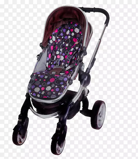婴儿运输妈妈和爸爸婴儿紫色圆圈