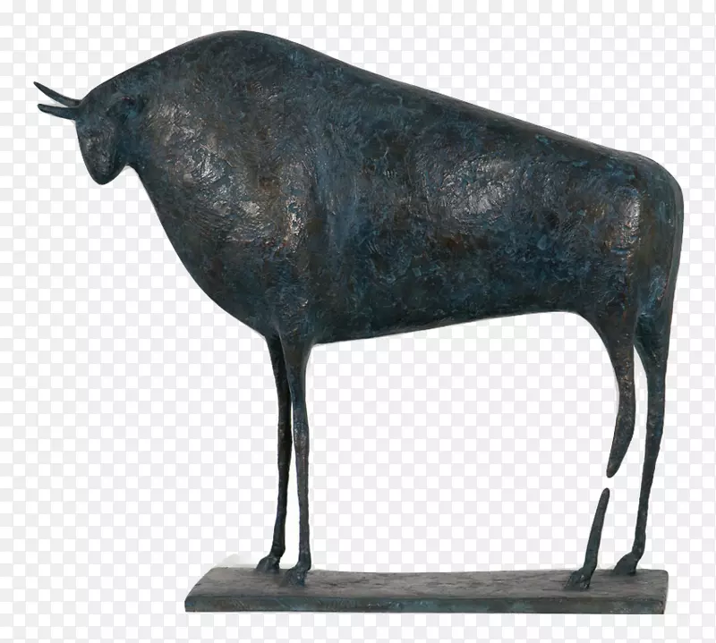 铜雕牛