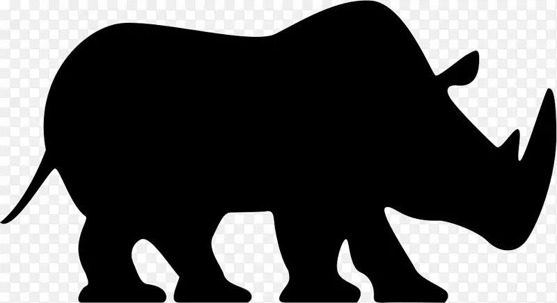 犀牛非洲象野生动物犬科剪贴画设计