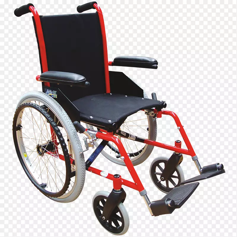 电动轮椅红-新罗
