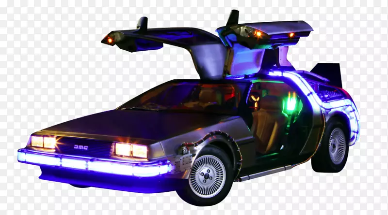 车门DeLorean时光机回到未来-汽车
