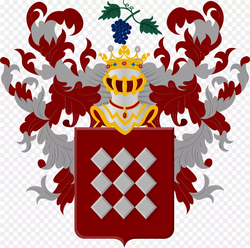 德鲁维斯廷家族哈勒姆贵族军徽-乔普范登恩德