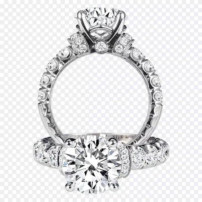 订婚戒指结婚戒指珠宝钻石创意婚戒