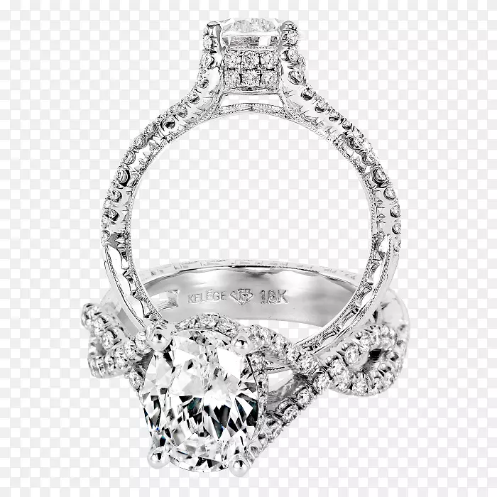 结婚戒指银珠宝首饰创意结婚戒指