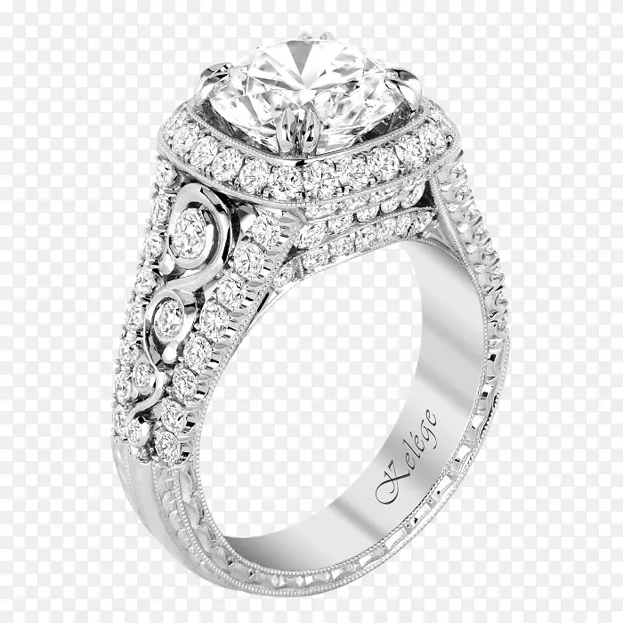 婚戒订婚戒指钻石丝-创意婚戒