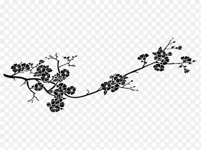 樱花贴纸枝Наклейка-樱花