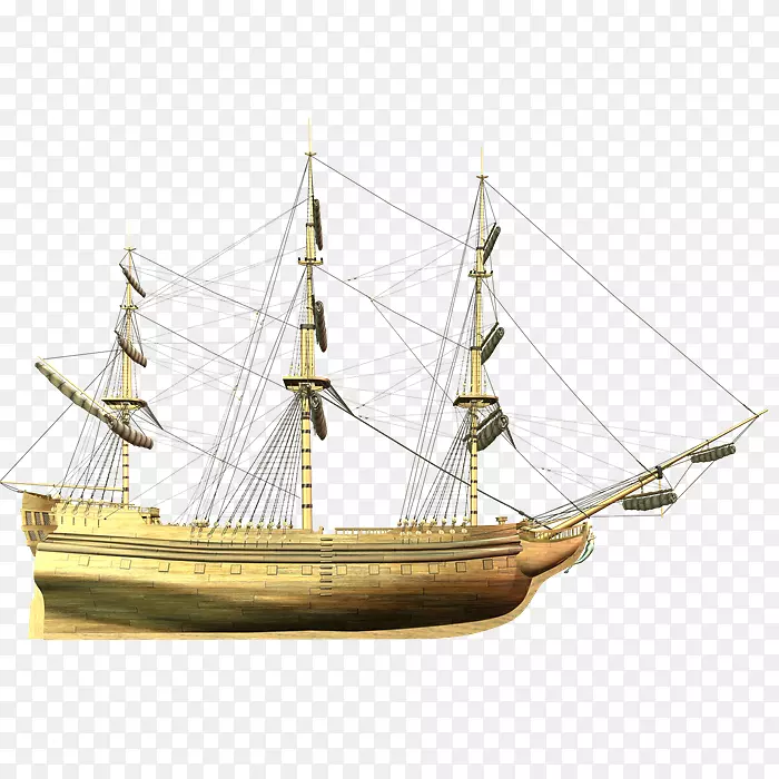 布列甘丁帆船、巴洛克快艇、线船-巴科斯