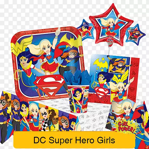 超级英雄纸制餐巾生日派对