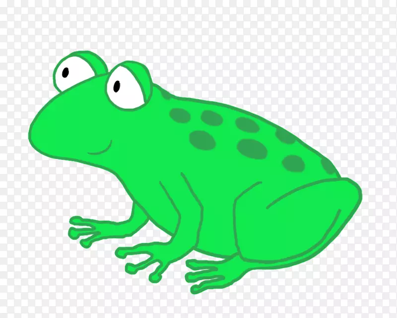 蟾蜍真蛙剪贴画-青蛙