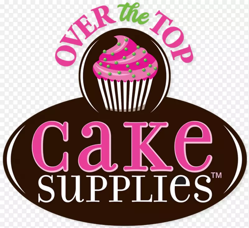 最上面的蛋糕供应纸杯蛋糕，面包店，炸薯条，糖霜和糖。
