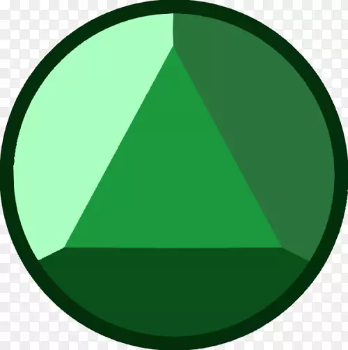 圆三角形绿圆