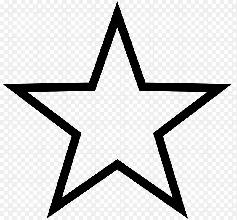 艺术文化中的星形多边形五点星