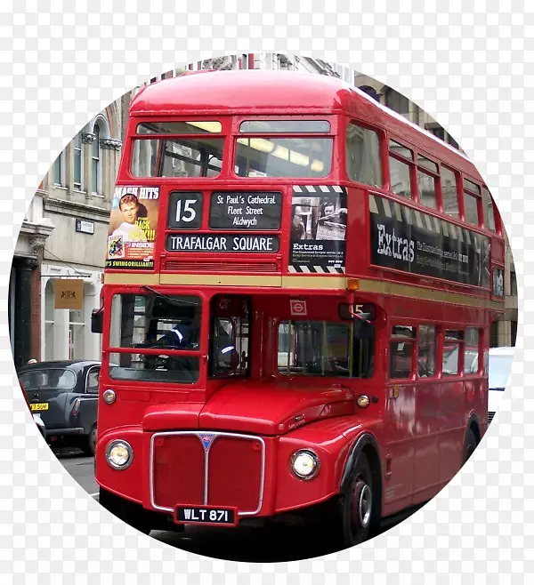 双层巴士伦敦桥伦敦运输博物馆公共交通巴士