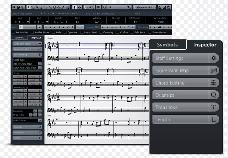 Steinberg古巴电子乐器计算机软件MIDI-乐器