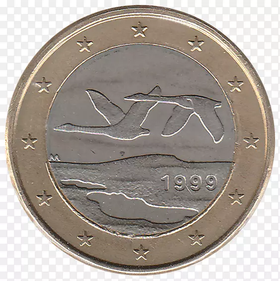 波尔沃大教堂1欧元硬币0芬兰币硬币