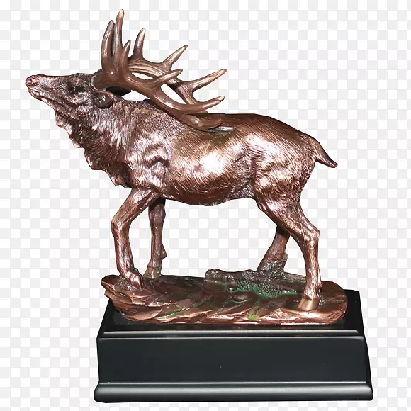 铜像、麋鹿塑像、鹿-铜奖