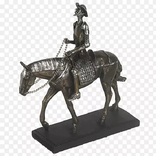 马青铜雕塑骑士-堂吉诃德