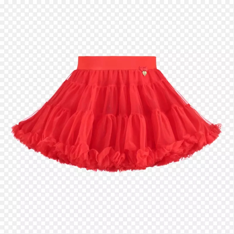 裙子礼服褶皱服装红-红礼服