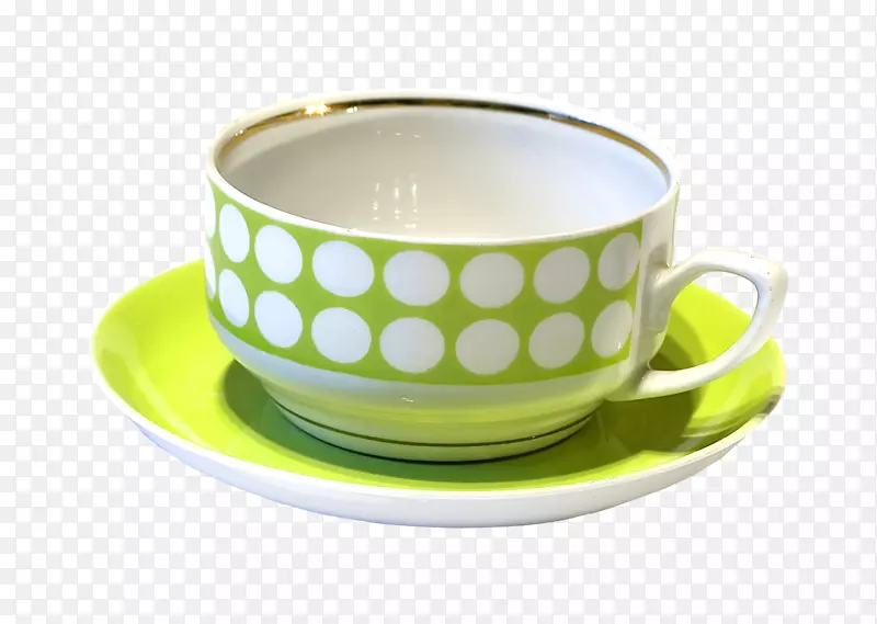 咖啡杯绿咖啡瓷咖啡