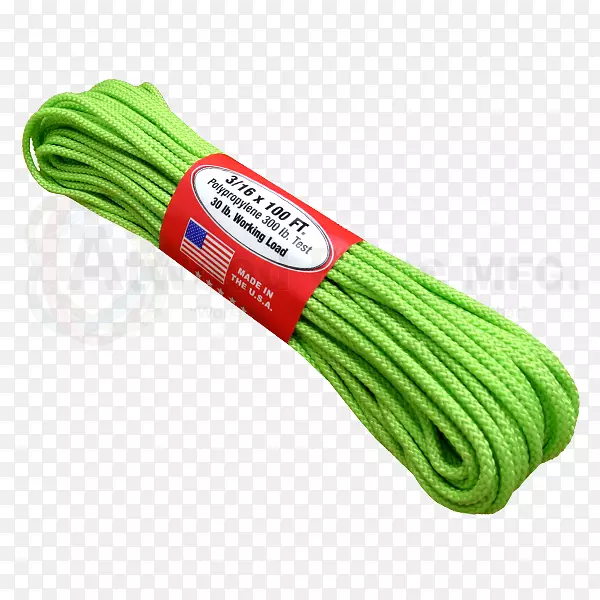 绳绿辫子降落伞绳黑绳
