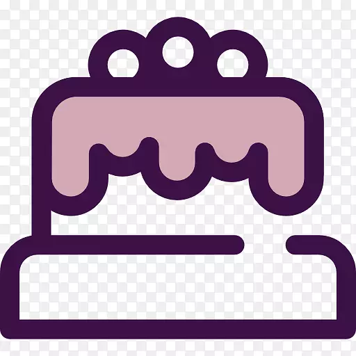 生日蛋糕托塔面包店剪贴画-生日蛋糕图标