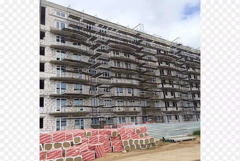 Rublevskoye Predmest‘ye共管住宅小区建筑工程脚手架-sezar