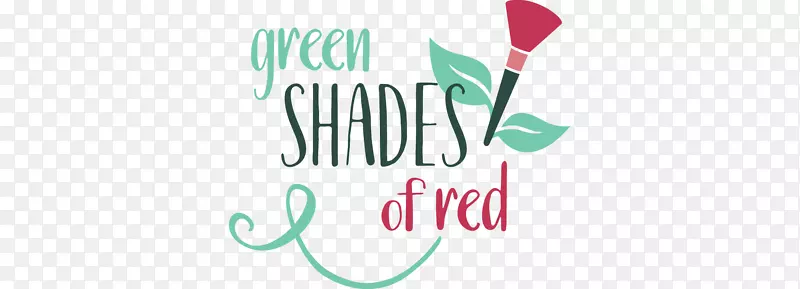唇膏，不含残忍成分的化妆品，红色和绿色的阴影