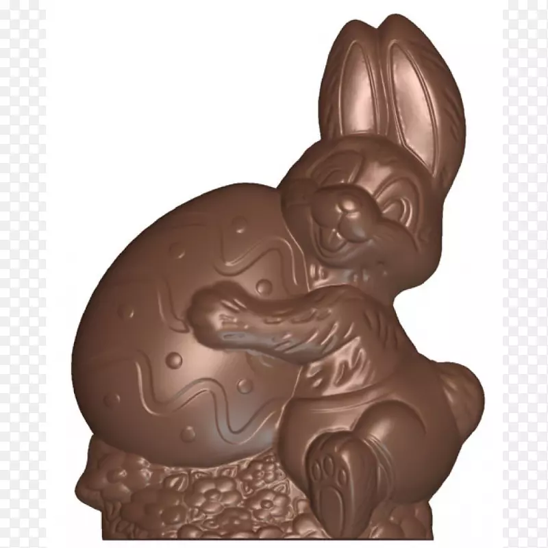巧克力复活节兔子母兔巧克力