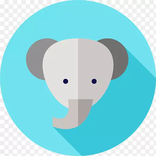 大象电脑图标剪贴画-大象牙膏