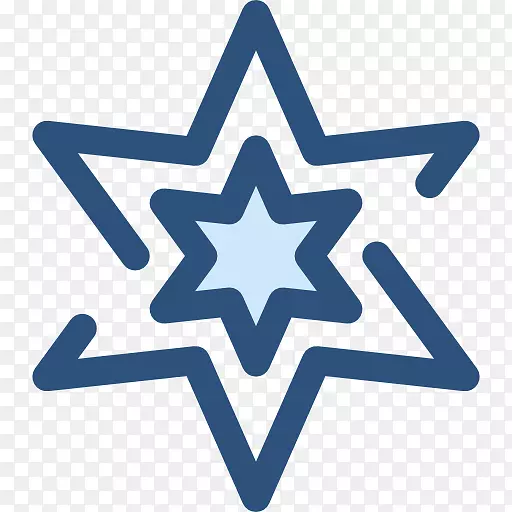 电脑图标犹太教剪贴画明星标志