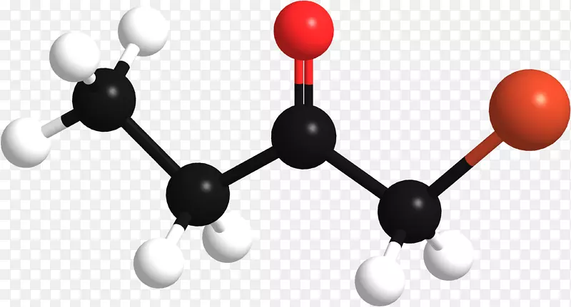 丁酮分子三维空间2-丁烯结构角