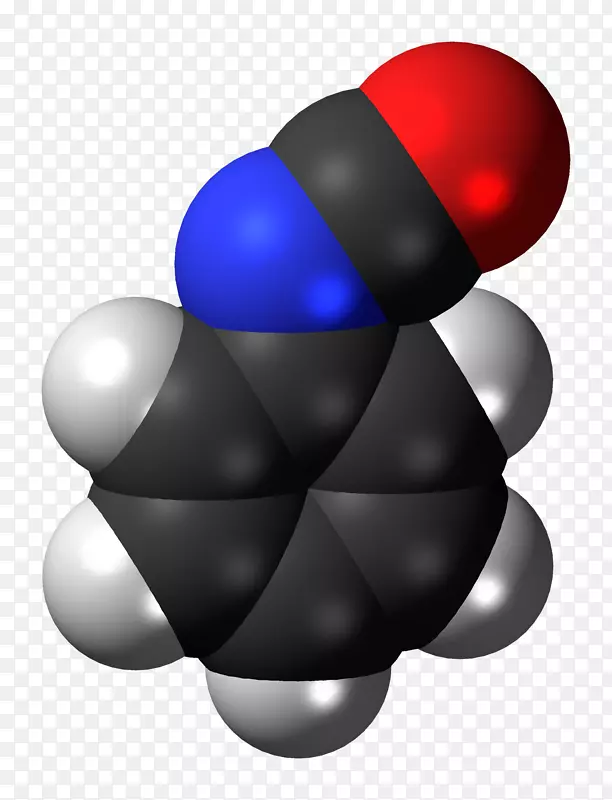 球棒模型分子空间填充模型化学分子模型异氰酸酯