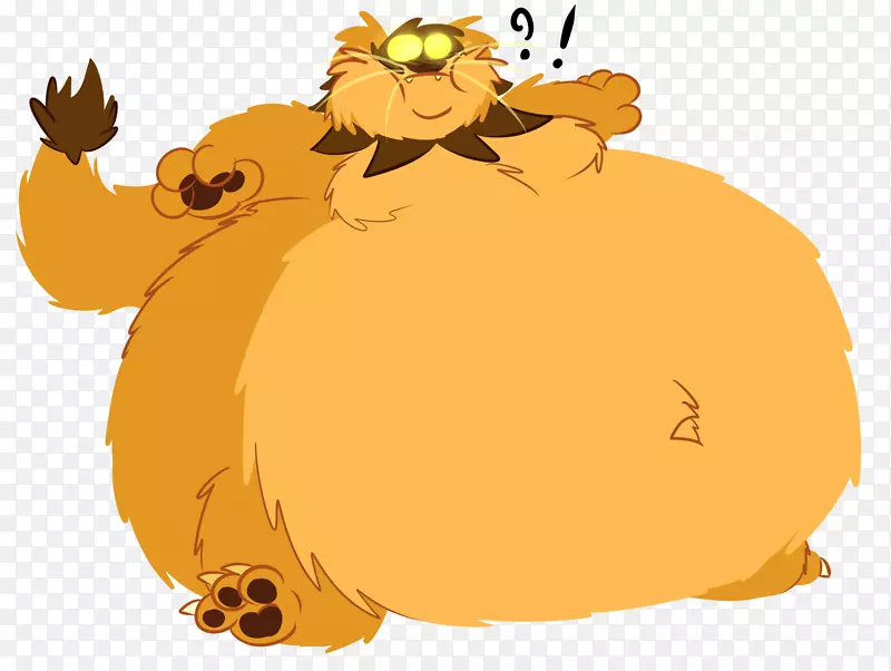 狮子娜拉腹部肥胖Zira肾子-腹部脂肪