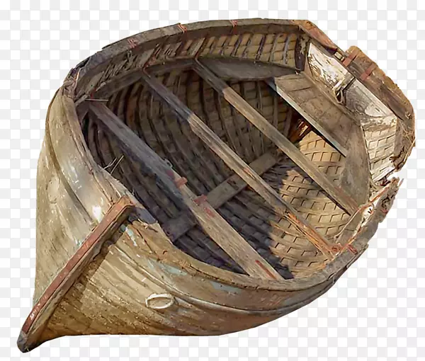 木船剪贴画-旧船