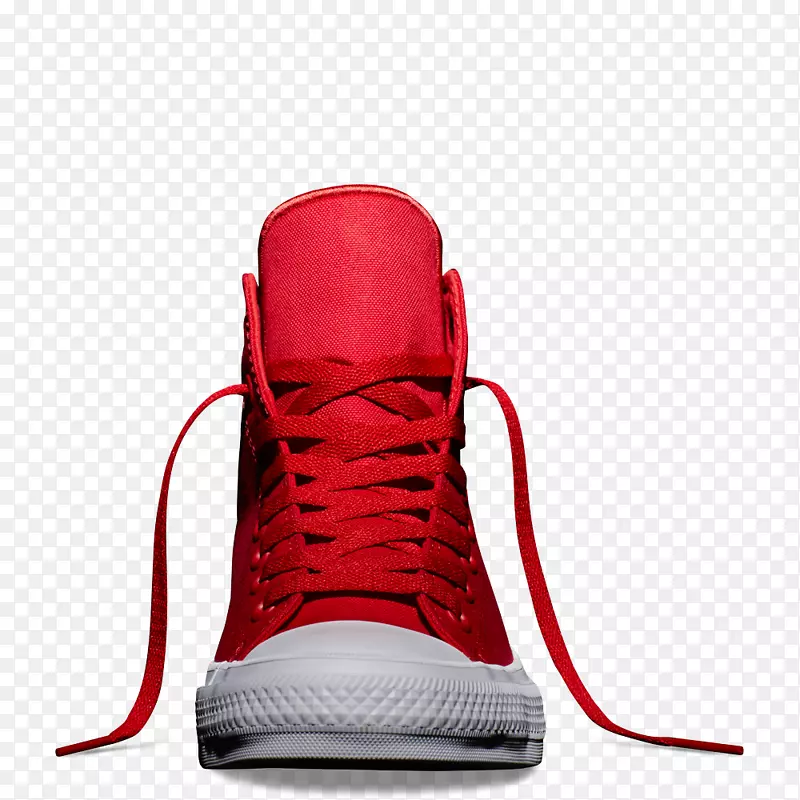 查克？泰勒全明星将高领运动鞋与鞋红相间。