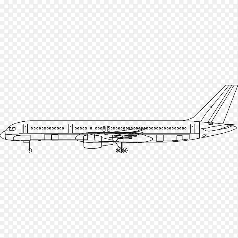 波音767窄机身飞机航空航天工程飞机