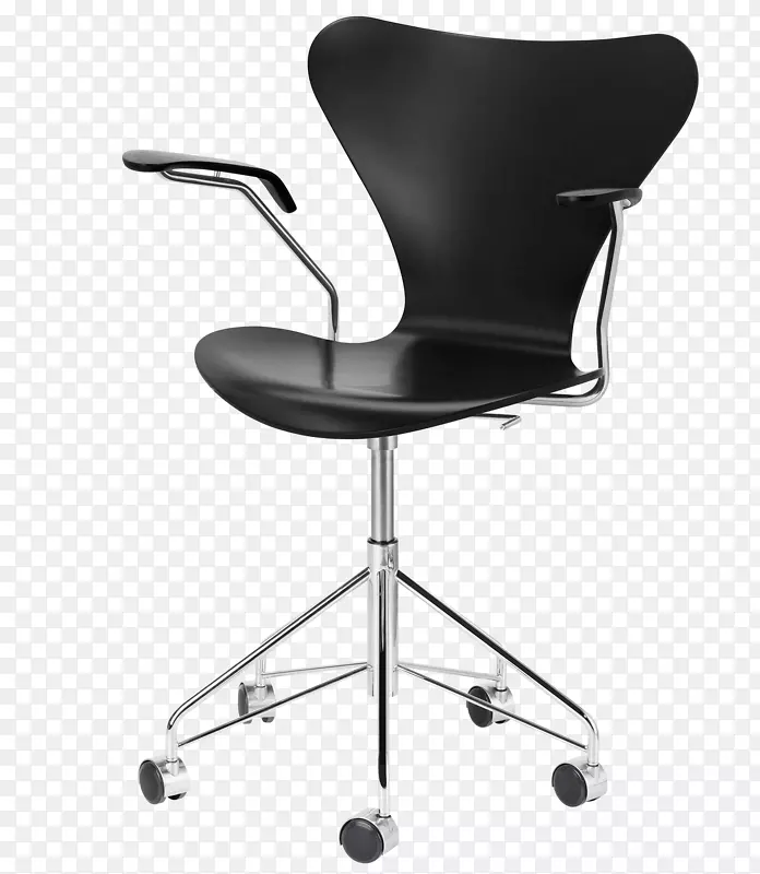 3107型椅子办公椅和桌椅Fritz Hansen椅