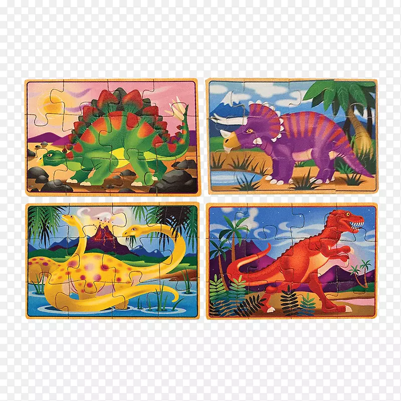 拼图恐龙玩具暴龙-恐龙
