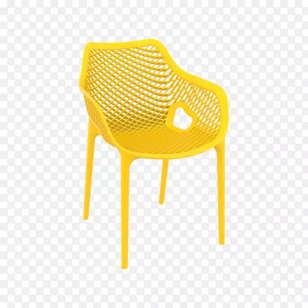椅子黄色花园家具露台-户外椅