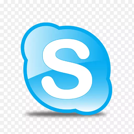 skype视频电话计算机图标.skype