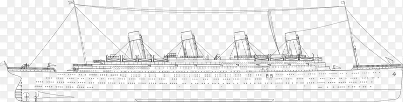 船帆rms泰坦尼克号船