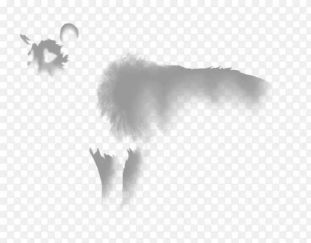 狮子白色桌面壁纸能量字体-黑白狮子