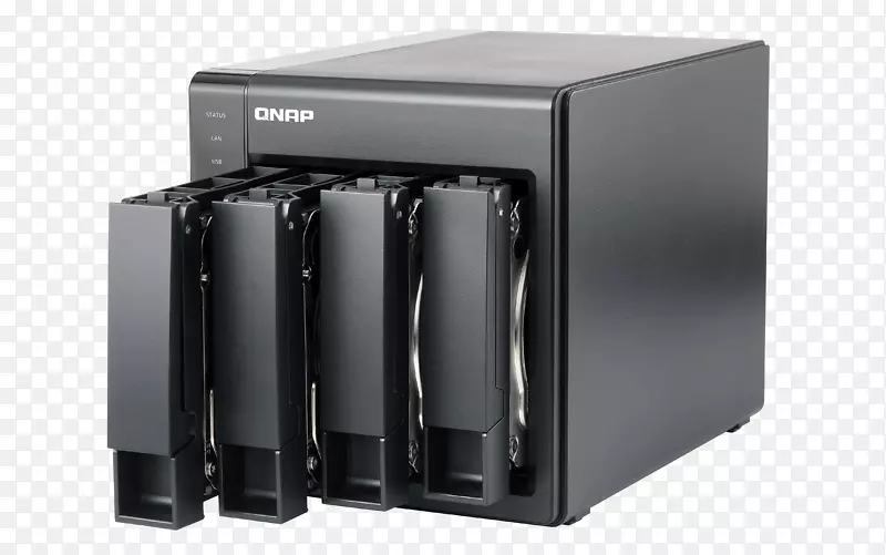 QNAP系统公司网络存储系统qnap ts-451+串行ata计算机数据存储