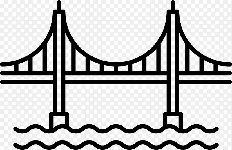 金门大桥旧金山-奥克兰湾大桥电脑图标业务纽约市-业务