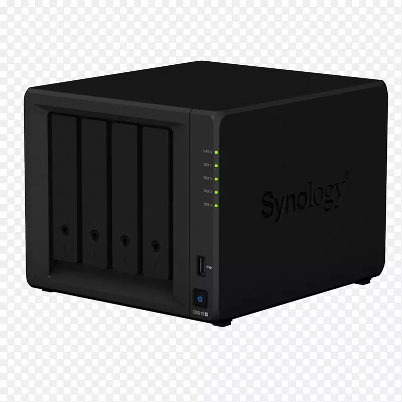 语法公司Synology ds 118 1-bay nas网络存储系统语法磁盘站ds 1817+计算机数据存储